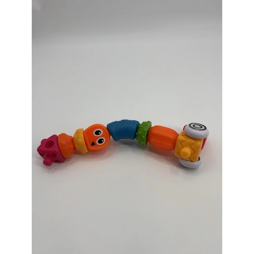 Infantino Sensory Plug And Roll Train‎ Interlocking Colorful Block toy